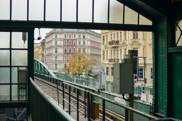 Berlin, Germany - October 15, 2013: View from metro station