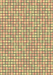 Abstract Geometric Pattern generative computational art illustration