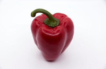 Red bell pepper on a white background 5