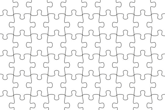 white puzzle background, puzzle pieces