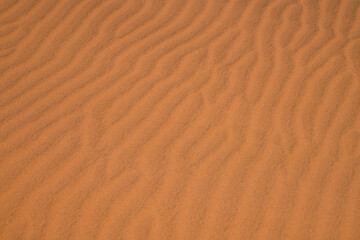 Fototapeta na wymiar Wave Pattern In Desert Sand, Namib Desert