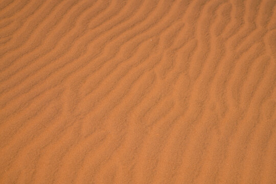Wave Pattern In Desert Sand, Namib Desert