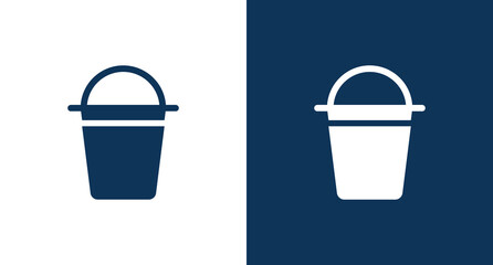 Bucket icon for web and mobile