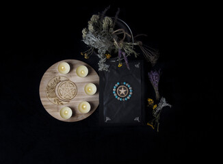 Wiccan book of shadows and other instruments