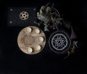 Wiccan book of shadows and other instruments