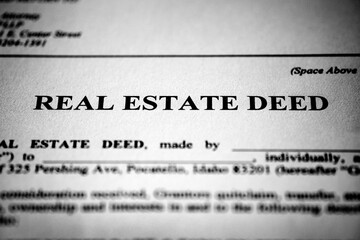 Real Estate Deed Transfer of Land or Property