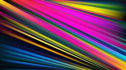 Colorful striped 3D background. Abstract vector illustration with lines.