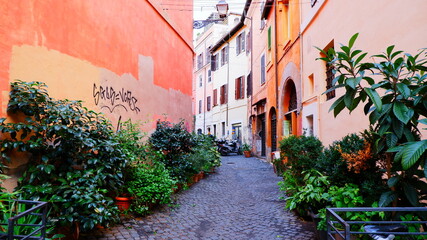 Trastevere is rione of Rome, on the west bank of the Tiber in Rome, Lazio, Italy.