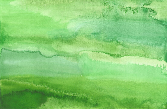Grüner Aquarell Hintergrund
