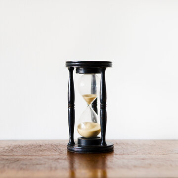 Hourglass with pouring sand
