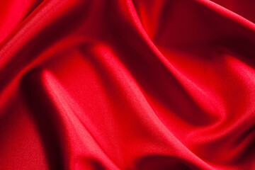 Red silk