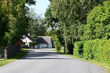 Straße, Weg im Lahemaa-Nationalpark an der Ostsee in Estland