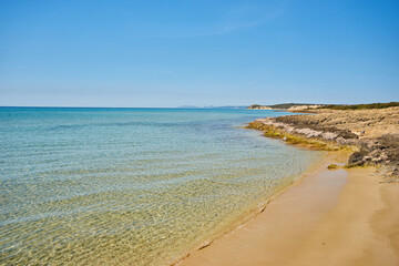 Beautiful Sea View of Cesme which is a coastal town and the administrative centre of the district of the same name in Turkey's western most end