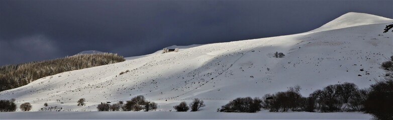 Estives d'Auvergne sous la neige