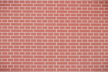 Fototapeta premium brick wall of red color background