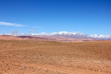 On the road in Morocco