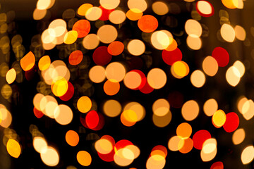 Abstract background colorful  bokeh. Bokeh balls texture.