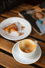 cup of coffee with cream