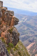 Stunning from the top of the Sonche Canyon at Huancas, Chachapoyas, Amazonas, Peru 