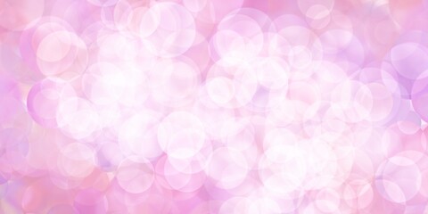 Sfondo San Valentino romantico astratto rosa. Banner con bokeh
