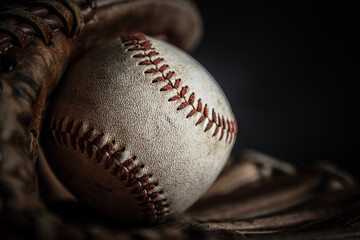 baseball and glove