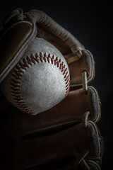 baseball and glove