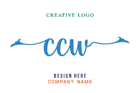 CCW lettering logo is simple, easy to understand and authoritative