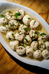 Bocconcini Mozzarella Basil Salad