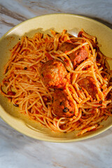 Spaghetti and Meatballs