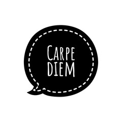 ''Carpe diem'' Lettering
