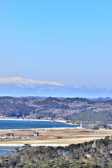 Fototapeta na wymiar 奥松島の大高森より松島湾を望む