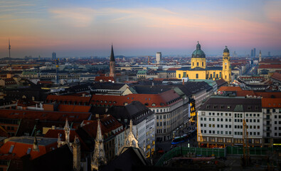 Fototapeta premium city castle and charles