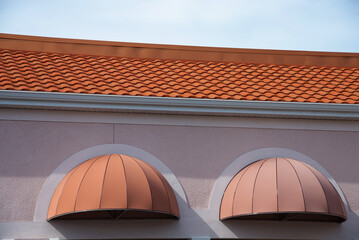 new red roof tiles