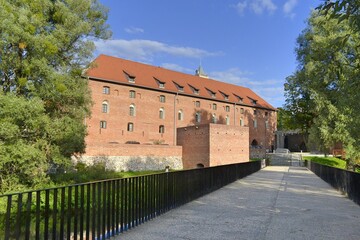 Fototapeta na wymiar Zamek Biskupi w Lidzbarku Warmińskim, Mazury, Polska