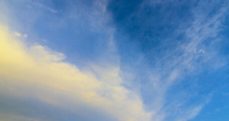 Spring blue sky background