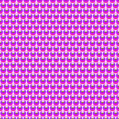 Pink beads background. Seamless vector illustration. 