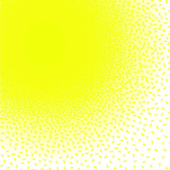Yellow ants from a circle. Vector illustration. Creative sunny background.