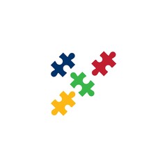 Fototapeta premium Puzzle icon