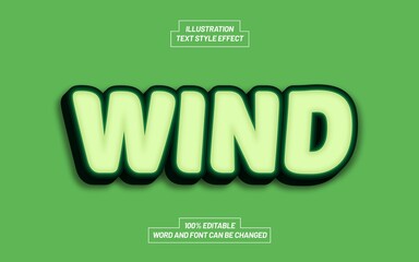 Template Text Effect Style For Different Use Header, Typeface, Title.