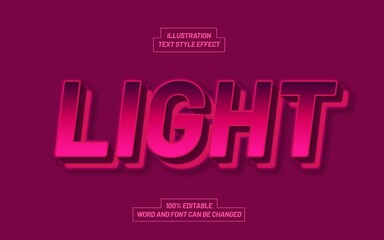 Template Text Effect Style For Different Use Header, Typeface, Title.