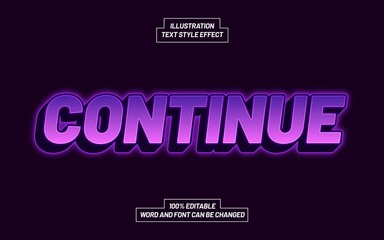 Obraz premium Template Text Effect Style For Different Use Header, Typeface, Title.