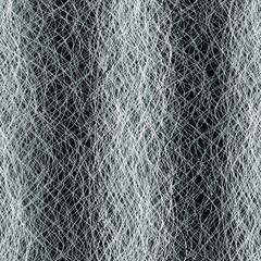 Lines and thread on a black background. White tangled chaotic pattern. White lines texture.