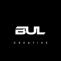 BUL Letter Initial Logo Design Template Vector Illustration