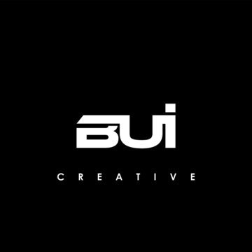 BUI Letter Initial Logo Design Template Vector Illustration