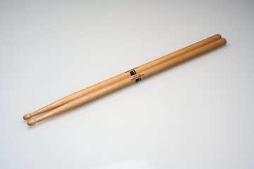 drum sticks on a white background