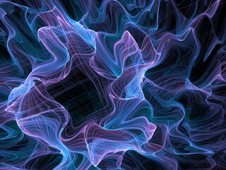 Abstract fractal background, computer-generated illustration.