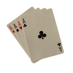 Poker Hand Four Aces