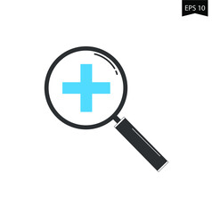 Fototapeta premium magnifying glass on the search