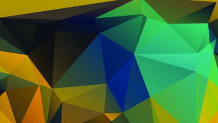 Abstract Color Polygon Background Design, Abstract Geometric Origami Style With Gradient. Presentation,Website, Backdrop, Cover,Banner,Pattern Template