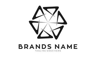 Fototapeta premium Abstract polygon vector logo